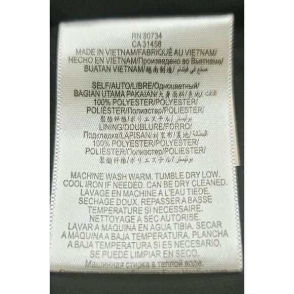 BCBG Paris Black Tiered Flowy Dress Size Small - Picture 7 of 8